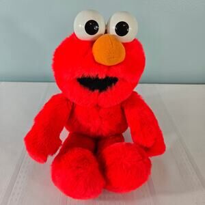 TYCO 1995 Vintage Jim Henson Elmo Plush Stuffed Animal Red 17"